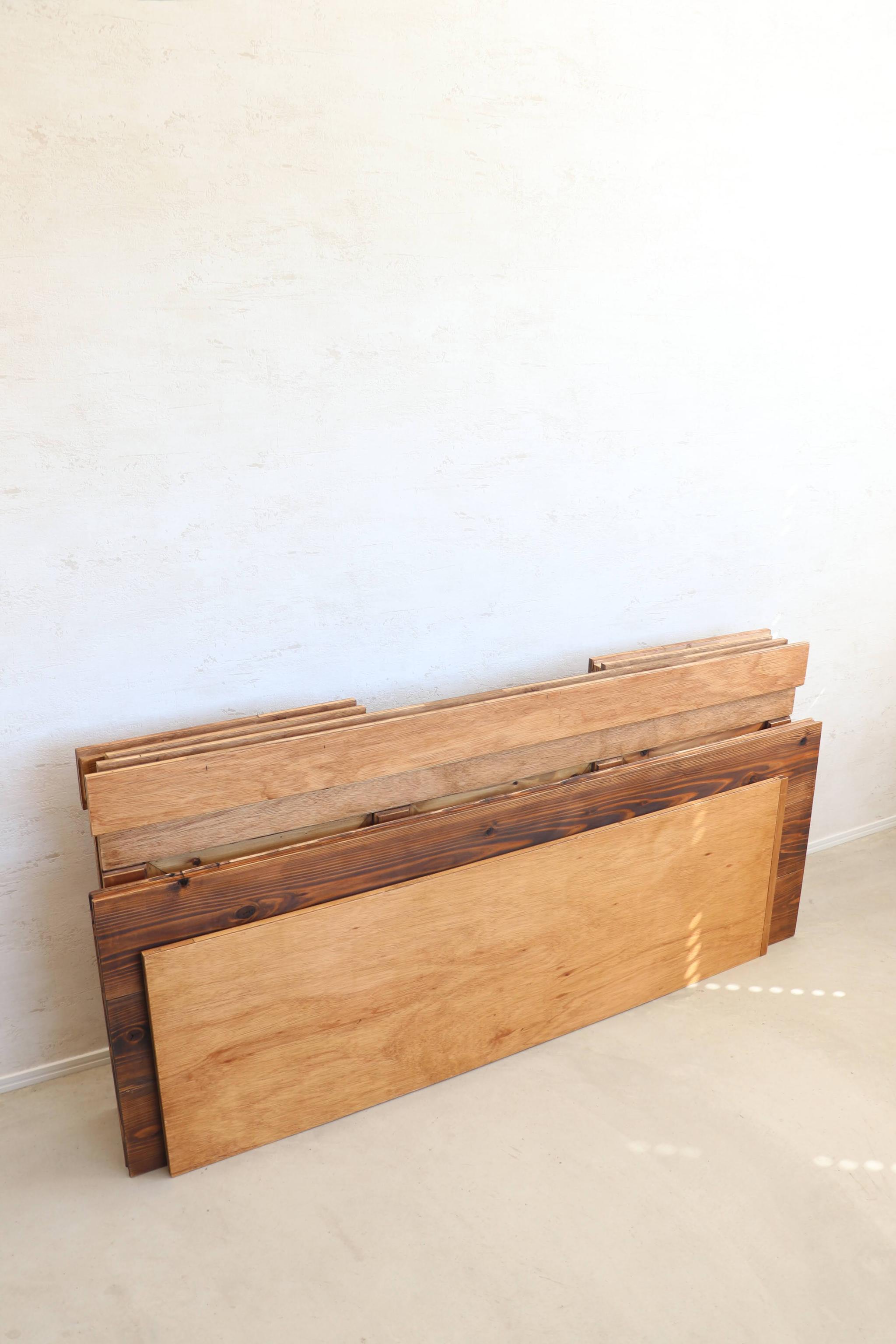 折畳みアンティークレジカウンター 折たたみテーブル 商品ディスプレイ 店舗什器 マルシェ | 12枚目